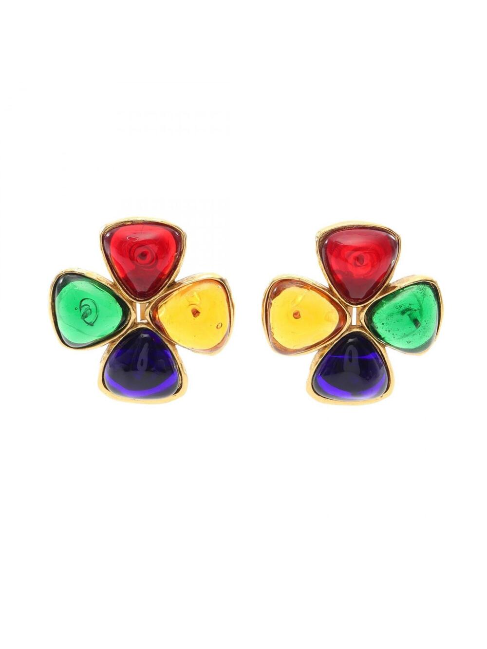 Chanel Clip-On Earrings Gold- #373805C21B